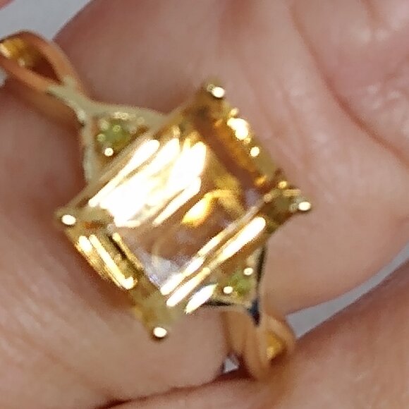 Citrine& yellow diamond! - Picture 7 of 8